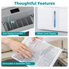 White Portable Dehumidifier with 3 Modes 40L Dehumidifier