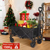 Heavy Duty Folding Wagon Cart Trolley Garden Camping Festival Beach Trailer