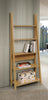 Ladder Bookcase Shelving Unit Ladder Shelf 5 Tier Display Storage Stand Oak