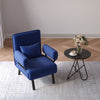 Futon Folding Single Sofa Bed 3-in-1 Sofa Recliner Lounger Accent Chair Armchair