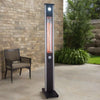 Freestanding Electric Patio Heater - 1.8kW with 5 Heat Setting