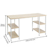 Large Office Desk Table Study Work Gaming School Workstation 2-Tier 140cm
