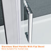Sliding Shower Enclosure Door And Tray Bathroom Glass Cubicle With Side Panel