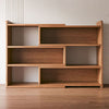 Expandable Bamboo Desktop Bookshelf Desktop 3/4 Storage Rack Organizer Bookcase