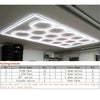 14 Hexagon Hex LED Lighting Car Detail Home Garage Workshop Custom With BORDER