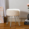 Plush Dressing Table Stool Bedroom Vanity Makeup Stool Bedroom Chair Piano