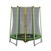 4.5FT Kid Trampoline With Safety Net Enclosure Children Outdoor Garden Fun Toys