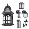 60W Vintage Lamp Traditional Outdoor Garden Wall Light Lantern Coach Lighting