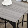 Bar Table Set 5 Piece Stools Industrial Dining Breakfast Table for Kitchen Home