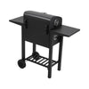 XL Outdoor Smoker Barbecue Charcoal BBQ Grill Portable Garden BBQ Grill Trolley