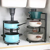 2-7 Tier Kitchen Saucepan Pan Lids Holder Storage Rack Cabinet Shelf Space Saver