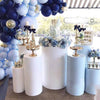 3/5pcs Metal Plinth Cylinder Dessert Cake Stand Display Table Tray Wedding Decor