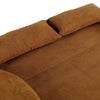 3 Seater Sofa Bed Yellow Livingroom Pull Out Convertible Sleeper with 2 Cushions