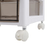 3-6Tier Plastic Chest of Drawers Bedside Cabinet Home Tidy Storage Shelving Unit