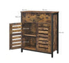 Industrial Rustic Sideboard Cabinet Vintage Lounge Storage Cupboard Drawer Shelf