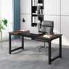 Computer Desk Office Work Desk, PC Laptop Table Workstation Dining Desk 2 Person