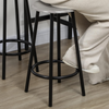 Bar Table Set 5 Piece Stools Industrial Dining Breakfast Table for Kitchen Home