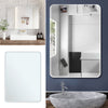 Wall Mounted Bathroom Toilet Mirror Self-adhesive Makeup Vanity Dress Mirror