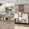 Heavy-duty Metal Frame Extra Long Sofa Table Behind Couch Console Table