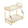 2/3 Tier Bathroom Organizer Rack Makeup Storage Rack Shower Caddy Shelf Stand