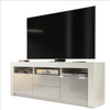 TV Unit I 160cm I Sideboard I Cabinet I Grey High Gloss Doors I Storage