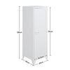 Metal Storage Cabinet Hallway Cabinet Sideboard with 2 Adjustable Shelf Cupboard
