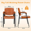 Set of 2 Waiting Room Chair Big Guest Chair Office Desk Chair Coffee