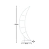 2pcs Moon Gate Wedding Party Arch Frame Moon-Shaped Iron Stand Backdrop Props UK