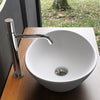 Countertop Basin Bathroom Sink Ceramic Oval Washbasin Sink Vessel