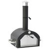 Outdoor Pizza Oven with Stone Smoker Grill Attachment