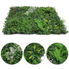 100cm Artificial Grass Panel Mat Background Wall Fake Lawn Topiary Plant Decor