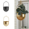 Nordic Metal Wall Hanging Swinging Flower Planters Plant Pot Home Office Decor