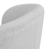 360° Swivel Cuddle Armchair White Teddy Fabric Upholstered Tub Chair Accent Sofa