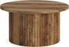 Round Coffee Table, 31.5-Inch Farmhouse Circle Center Table for Living Room