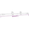 Sliding Door with Hardware Set 80x210 Solid Wood Pine I0R7