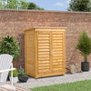 Wooden Garden Shed Tool Storage Cabinet Outdoor Store Cupboard with Asphalt Roof