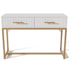 Console Side Display Table with 2 Drawers Hallway Entryway Living Room Furniture