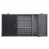 Wall Mounted Hanging Lockable Cabinet Garage Tools Parts Storage Cupboard Metal