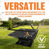 SQUARE FIRE PIT BBQ GRILL HEATER OUTDOOR GARDEN FIREPIT BRAZIER PATIO OUTSIDE