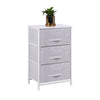 4/5/6 Fabric Beside Cabinet Storage Unit Chest of Drawers Organizer Living Room