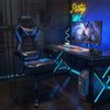 Computer Desk Seat Gaming Office Chair Swivel Recliner Executive Footrest Green