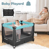 5-in-1 Toddlers Portable Travel Cot Baby Playard Convertible Playpen