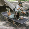 Camping Folding Bed Cot Camp Guest Bed Outdoor Sleeping Heavy Duty w/ Bag