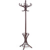 Coat Rack Free Standing Coat Rack Entryway Wooden Coat Tree Stand Mahogany