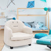 Kids Mini Sofa Children Armchair Linen Seating Chair Bedroom Playroom Furniture