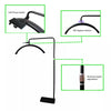 36W Half Moon LED Video Light Floor Fill Light Adjustable 3000K-6000K Brightness