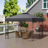 Garden Gazebo Party Marquee Roof Pergola Furniture Wedding Tent W/ Ground Stake