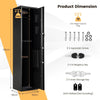 5-Gun Metal Rifle Security Cabinet Gun Safe Box Rifle & Shotgun w/ Ammo Lockbox
