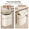 Wall Mounted Waste Bin Kitchen Cabinet Door Cupboard Hanging Trash Can Lid Cover