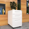 3 Drawers Mobile Filing Cabinet Lockable File Cabinets Under Desk Home Office